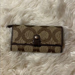 Brown Coach wallet